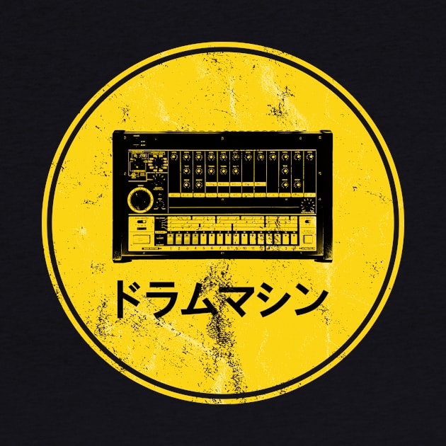 808 Drum Machine Yellow by Atomic Malibu